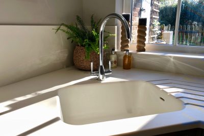 Corian moulded sink