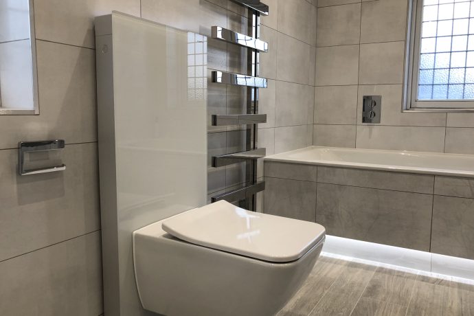 Contemporary wall hung w.c